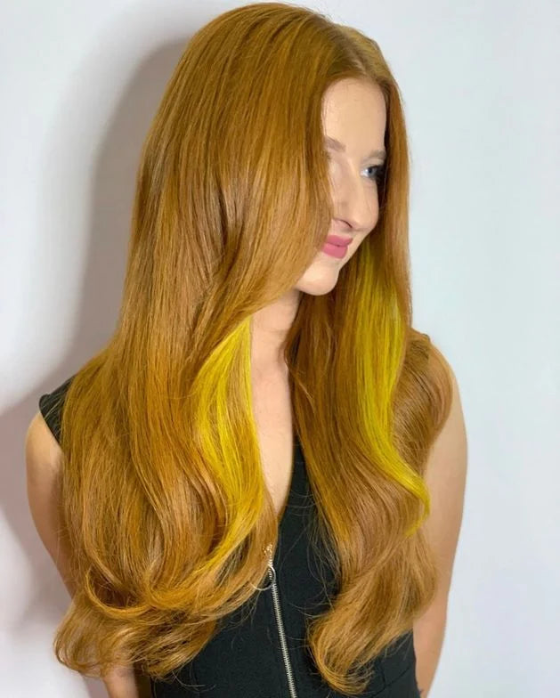 How to Create Contrast in Red Hair Transformations Using Tape-In Extensions